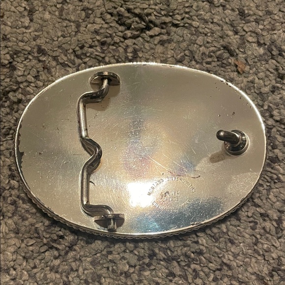 Montana Silversmiths Silver and Gold Belt Buckle